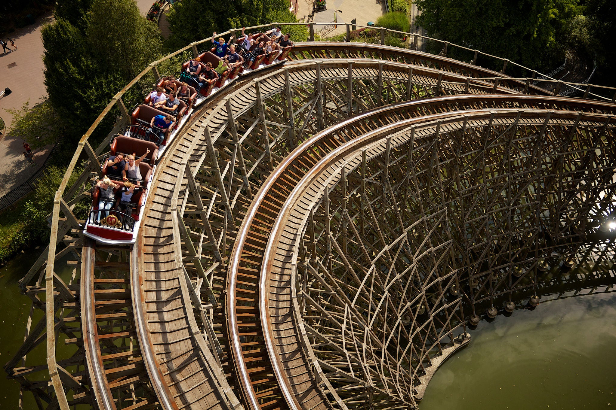 Rides of Weerwolf in Walibi Belgium